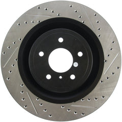 Stoptech - StopTech Infiniti G37 / Nissan 370Z SportStop Slotted & Drilled Front Left Rotor - Demon Performance