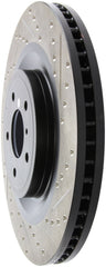 Stoptech - StopTech Infiniti G37 / Nissan 370Z SportStop Slotted & Drilled Front Left Rotor - Demon Performance