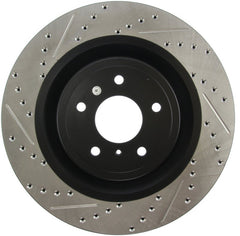 Stoptech - StopTech Infiniti G37 / Nissan 370Z SportStop Slotted & Drilled Front Right Rotor - Demon Performance
