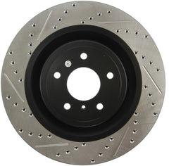 Stoptech - StopTech Infiniti G37 / Nissan 370Z SportStop Slotted & Drilled Front Right Rotor - Demon Performance