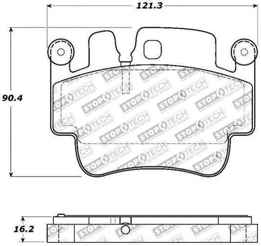 Stoptech - StopTech Performance 00 - 07 Porsche Boxster S / 06 - 07 Cayman / 99 - 05 911 Carrera Front Brake Pads - Demon Performance
