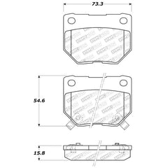 Stoptech - StopTech Performance 06 - 07 WRX Rear Brake Pads - Demon Performance