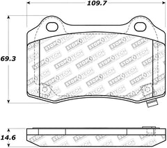 Stoptech - StopTech Performance 10+ Camaro Rear Brake Pads - Demon Performance