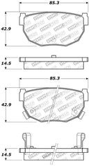 Stoptech - StopTech Performance 89 - 98 240SX Rear Brake Pads - Demon Performance