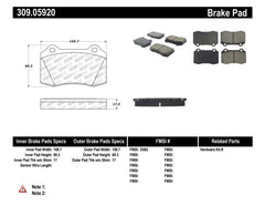 Stoptech - StopTech Performance Brake Pads - Demon Performance