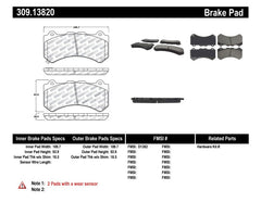 Stoptech - StopTech Performance Brake Pads - Demon Performance