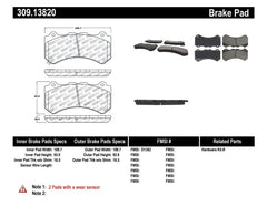 Stoptech - StopTech Performance Brake Pads - Demon Performance