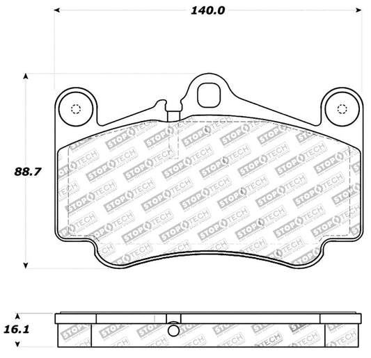 Stoptech - StopTech Performance Brake Pads - Demon Performance
