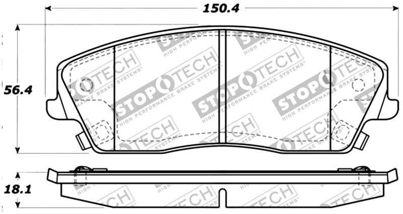 Stoptech - StopTech Performance Brake Pads - Demon Performance
