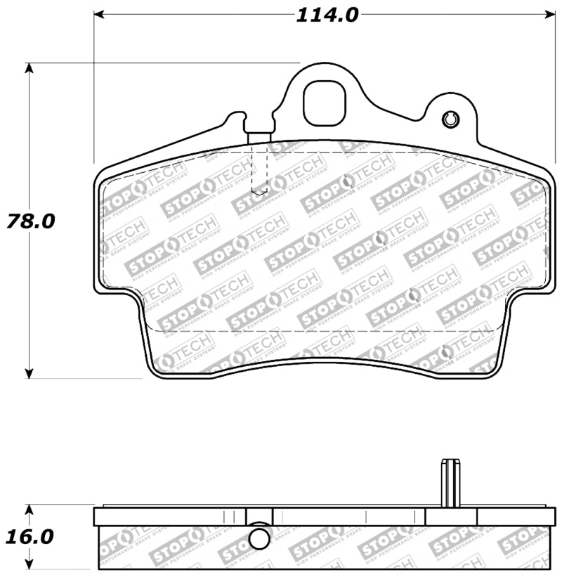 Stoptech - StopTech Performance Brake Pads - Demon Performance