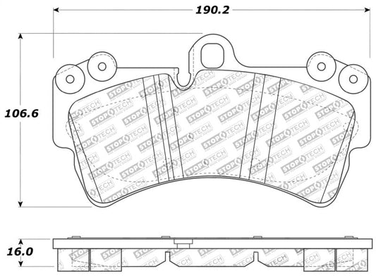 Stoptech - StopTech Performance Porsche Brake Pads - Demon Performance