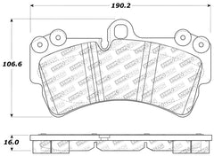 Stoptech - StopTech Performance Porsche Brake Pads - Demon Performance