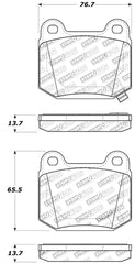 Stoptech - StopTech Performance ST - 22 2 - Piston Rear Caliper Brake Pads - Demon Performance