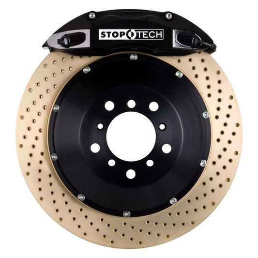 Stoptech - StopTech Porsche 911 05 - 10 Carrera Front BBK ST - 40 Caliper Black / 2pc Zinc Drilled 355x32mm Rotor - Demon Performance