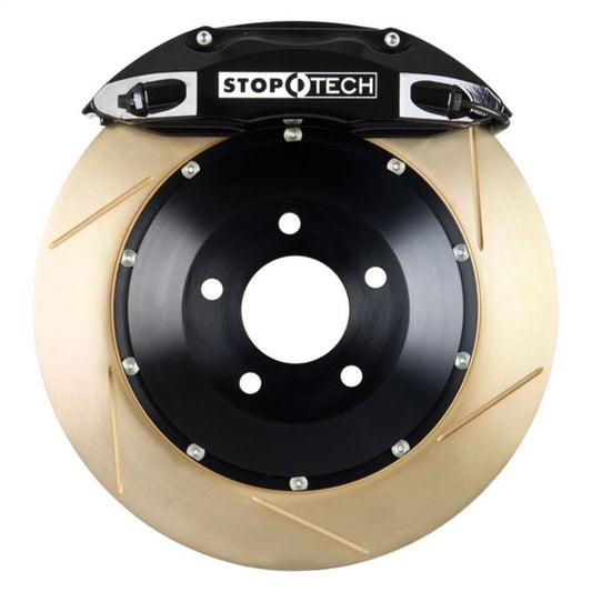 Stoptech - StopTech Porsche 911 05 - 10 Carrera Front BBK ST - 40 Caliper Black / 2pc Zinc Slotted 355x32mm Rotor - Demon Performance