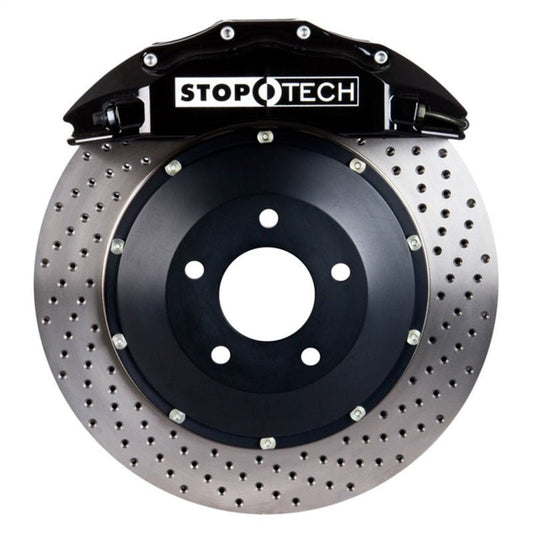 Stoptech - StopTech Porsche 911 05 - 10 Carrera Front BBK ST - 60 Caliper Black / 2pc Drilled 380x32mm Rotor - Demon Performance