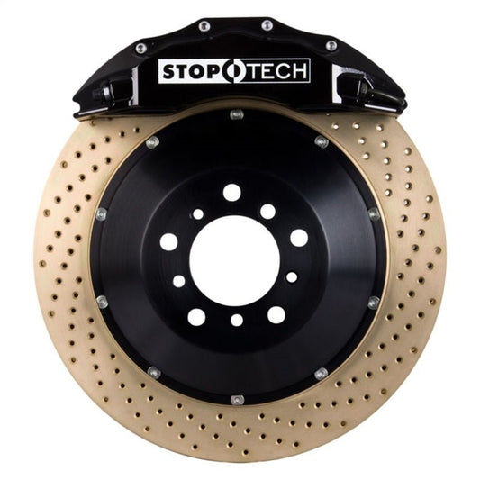 Stoptech - StopTech Porsche 911 05 - 10 Carrera Front BBK ST - 60 Caliper Black / 2pc Zinc Drilled 380x32mm Rotor - Demon Performance
