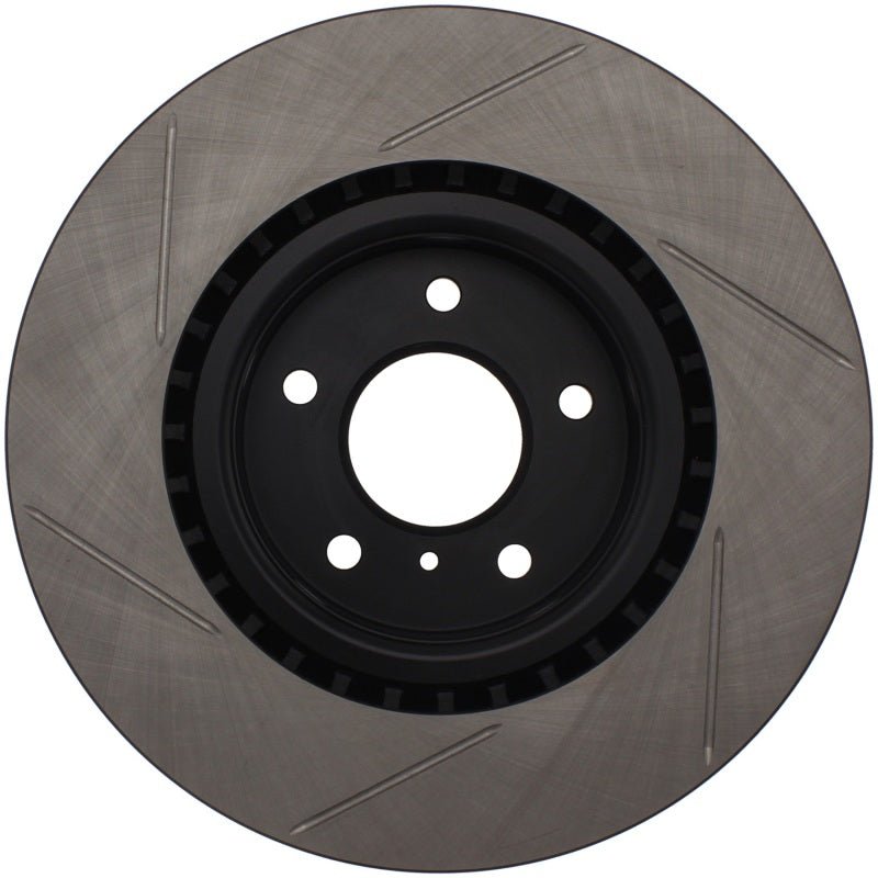 Stoptech - StopTech Power Slot 03 - 07 350z/ 03 - 04 G35 w/ Brembo SportStop Slotted Front Left Rotor - Demon Performance