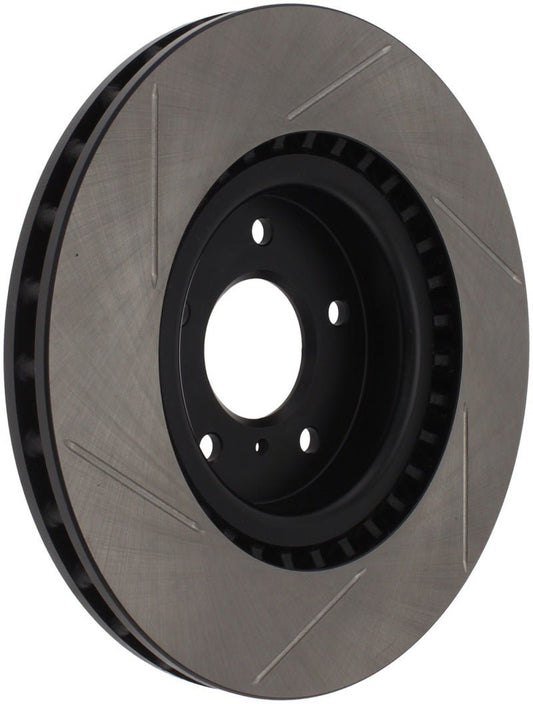 Stoptech - StopTech Power Slot 03 - 07 350z/ 03 - 04 G35 w/ Brembo SportStop Slotted Front Left Rotor - Demon Performance