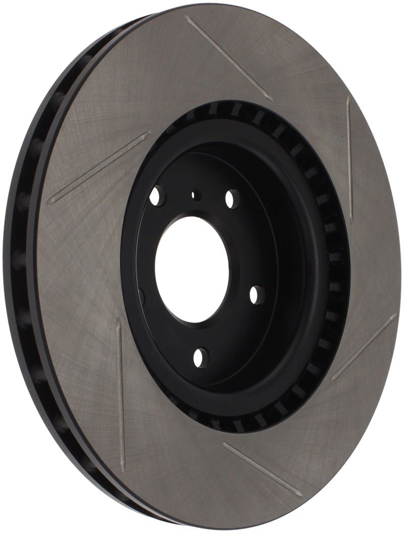 Stoptech - StopTech Power Slot 03 - 07 350z/ 03 - 04 G35 w/ Brembo SportStop Slotted Front Right Rotor - Demon Performance