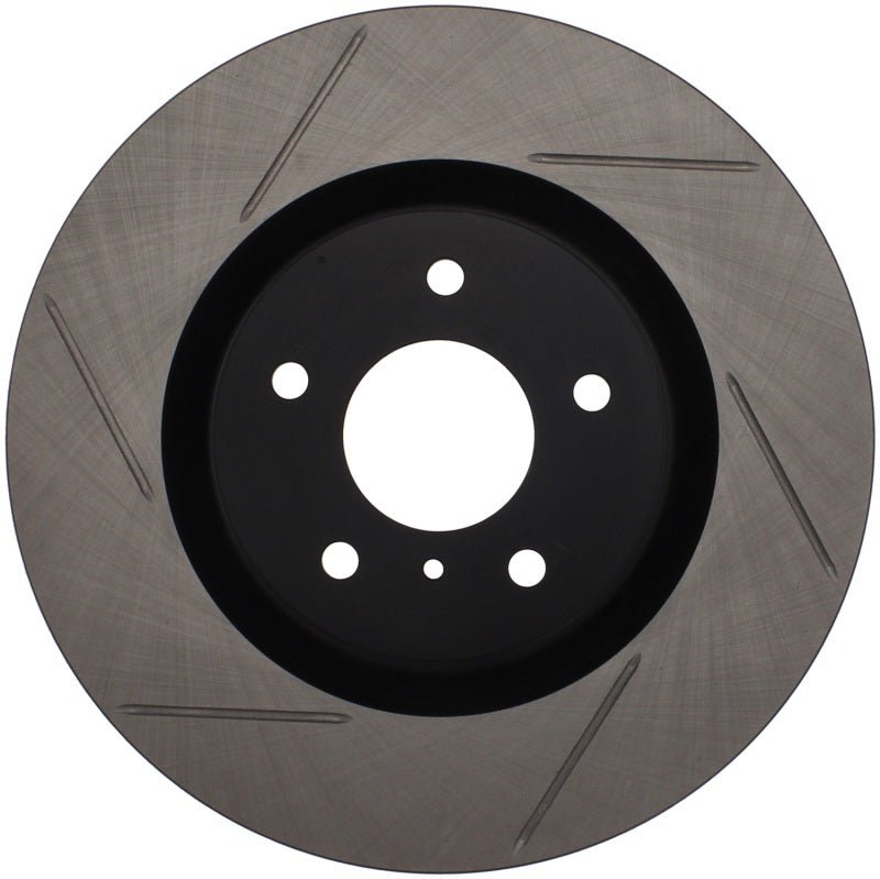 Stoptech - StopTech Power Slot 03 - 07 350z/ 03 - 04 G35 w/ Brembo SportStop Slotted Front Right Rotor - Demon Performance