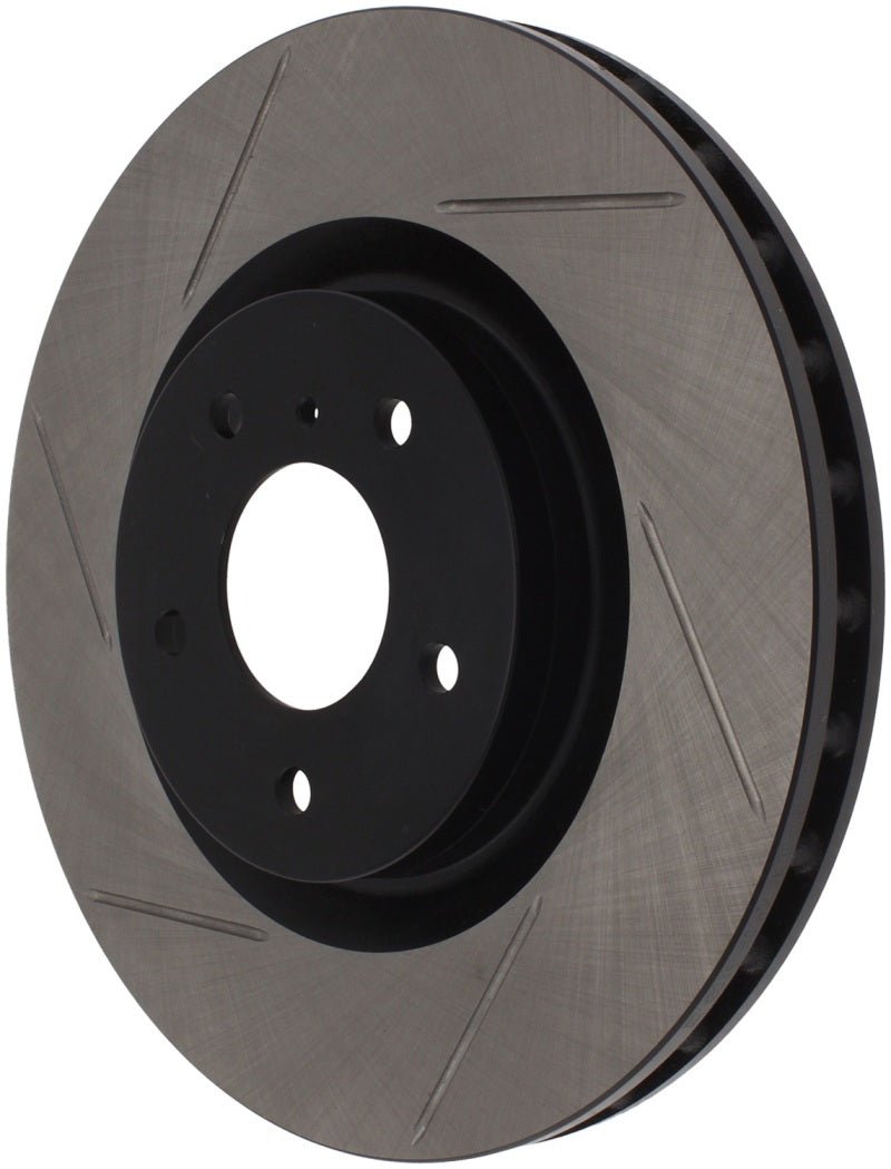 Stoptech - StopTech Power Slot 03 - 07 350z/ 03 - 04 G35 w/ Brembo SportStop Slotted Front Right Rotor - Demon Performance