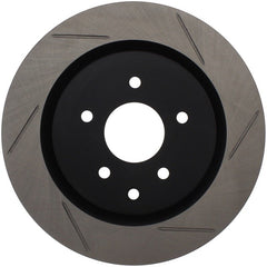 Stoptech - StopTech Power Slot 03 - 07 350z/ 03 - 04 G35 w/ Brembo SportStop Slotted Rear Left Rotor - Demon Performance