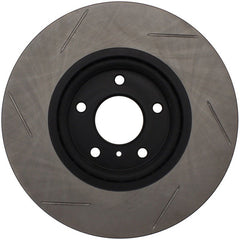 Stoptech - StopTech Power Slot 06 - 07 350Z / 05 - 07 G35 / 06 - 07 G35X SportStop Slotted Front Left Rotor - Demon Performance