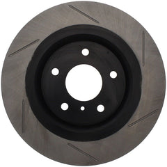 Stoptech - StopTech Power Slot 06 - 07 350Z / 05 - 07 G35 / 06 - 07 G35X SportStop Slotted Front Left Rotor - Demon Performance