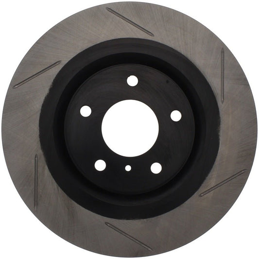 Stoptech - StopTech Power Slot 06 - 07 350Z / 05 - 07 G35 / 06 - 07 G35X SportStop Slotted Front Right Rotor - Demon Performance