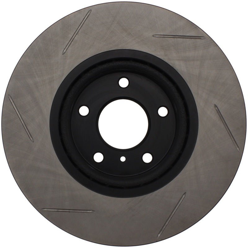 Stoptech - StopTech Power Slot 06 - 07 350Z / 05 - 07 G35 / 06 - 07 G35X SportStop Slotted Front Right Rotor - Demon Performance