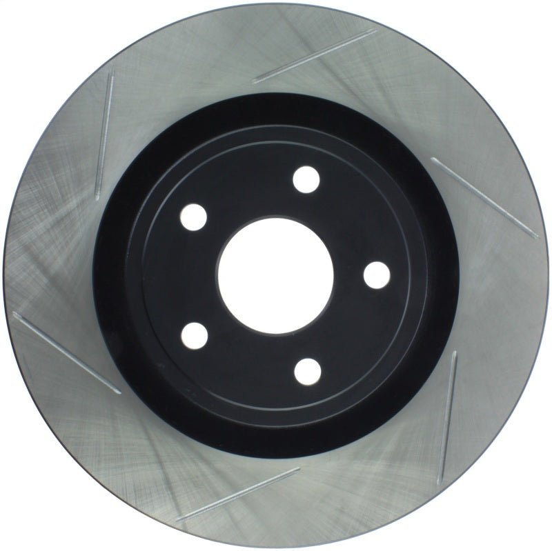 Stoptech - StopTech Power Slot 06 - 08 Grand Cherokee SRT - 8 Front Right Slotted Rotor - Demon Performance