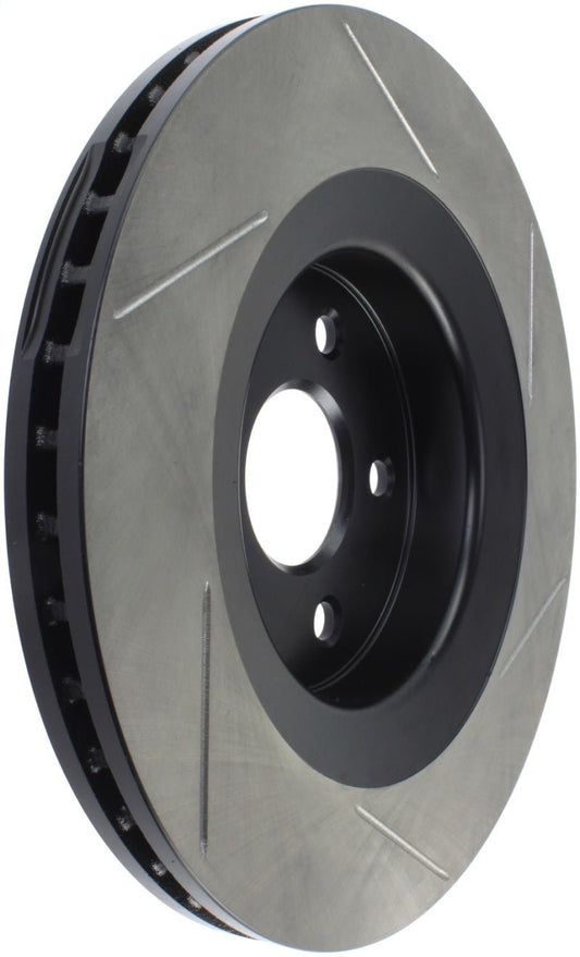 Stoptech - StopTech Power Slot 06 - 08 Grand Cherokee SRT - 8 Front Right Slotted Rotor - Demon Performance