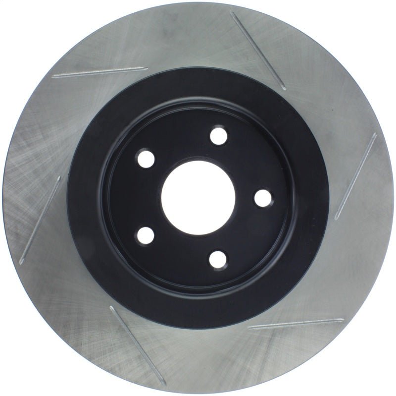 Stoptech - StopTech Power Slot 06 - 08 Grand Cherokee SRT - 8 Front Right Slotted Rotor - Demon Performance