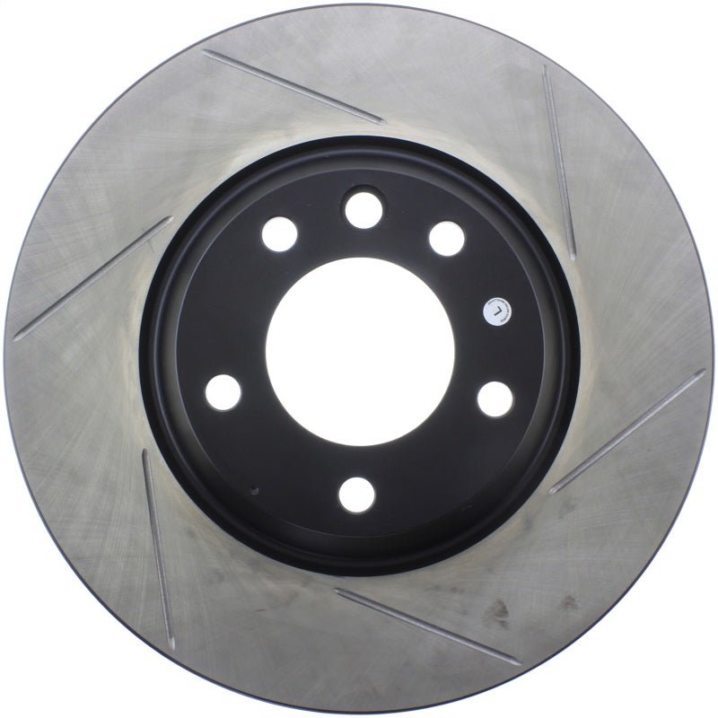 Stoptech - StopTech Power Slot 07 - 10 Audi Q7 / 03 - 10 Porsche Cayenne Left Front Slotted Rotor - Demon Performance