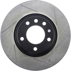 Stoptech - StopTech Power Slot 07 - 10 Audi Q7 / 03 - 10 Porsche Cayenne Left Front Slotted Rotor - Demon Performance