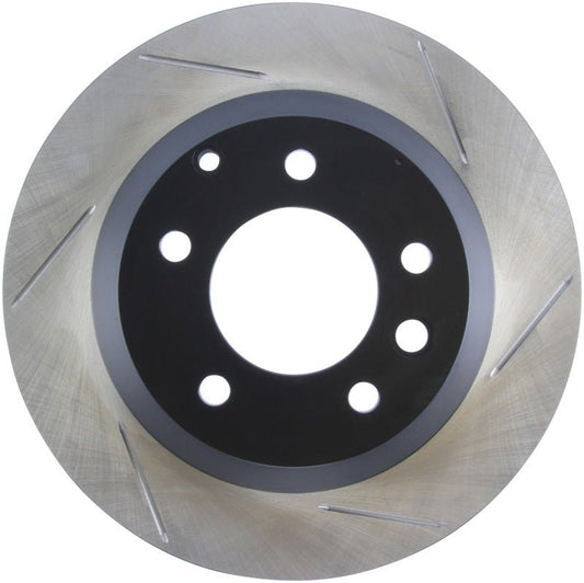 Stoptech - StopTech Power Slot 07 - 10 Audi Q7 / 03 - 10 Porsche Cayenne Left Rear Slotted Rotor - Demon Performance