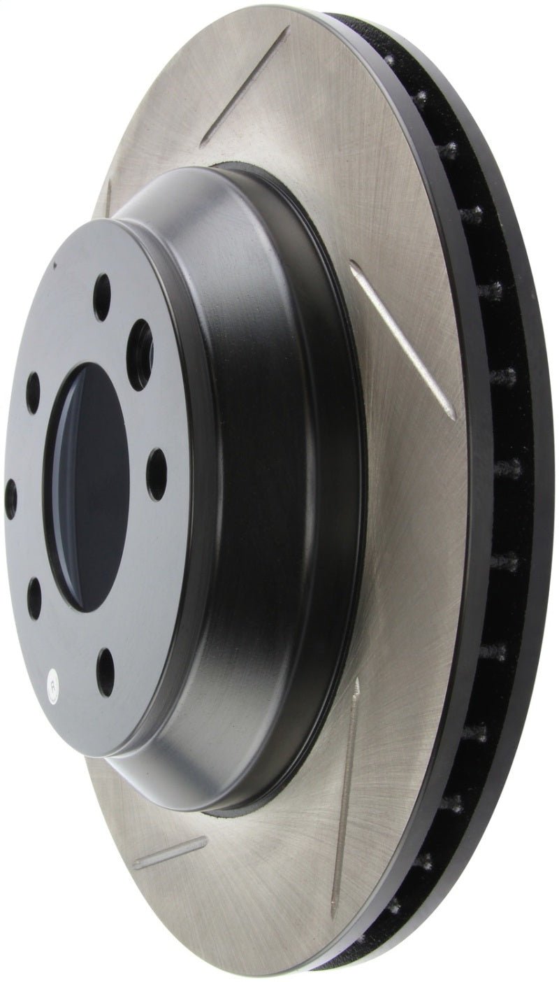 Stoptech - StopTech Power Slot 07 - 10 Audi Q7 / 03 - 10 Porsche Cayenne Right Rear Slotted Rotor - Demon Performance
