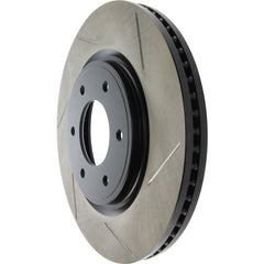 Stoptech - StopTech Power Slot 08 - 09 Infiniti QX4/QX56 / 07 - 09 Nissan Armada Left Front Slotted Rotor - Demon Performance