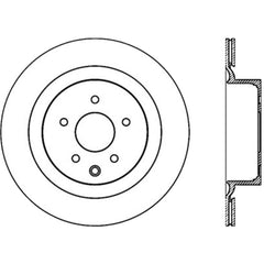Stoptech - StopTech Power Slot 09 Nissan 370z / 08 - 09 Infiniti G37 Slotted Rear Left CRYO Rotor - Demon Performance