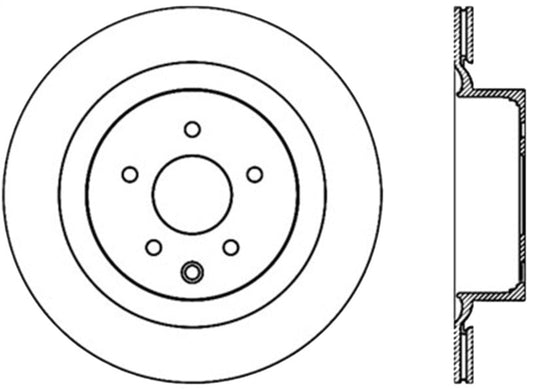 Stoptech - StopTech Power Slot 09 Nissan 370z / 08 - 09 Infiniti G37 Slotted Rear Right CRYO Rotor - Demon Performance
