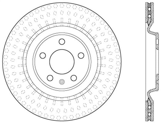 Stoptech - StopTech Power Slot 12 - 13 Audi A6 Quattro/11 - 12 A7 Quattro / 10 - 13 S4 Rear Left Slotted Rotor - Demon Performance