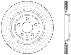 Stoptech - StopTech Power Slot 12 - 13 Audi A6 Quattro/11 - 12 A7 Quattro / 10 - 13 S4 Rear Left Slotted Rotor - Demon Performance