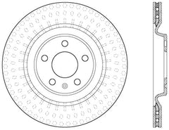 Stoptech - StopTech Power Slot 12 - 13 Audi A6 Quattro/11 - 12 A7 Quattro / 10 - 13 S4 Rear Right Slotted Rotor - Demon Performance