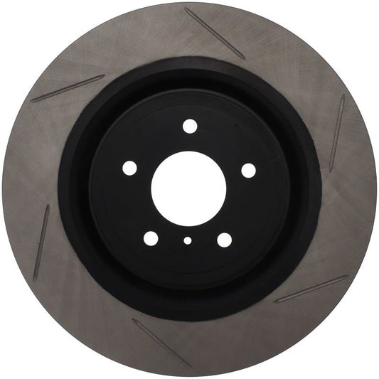 Stoptech - StopTech Power Slot Nissan 370z / Infiniti G37 SportStop Slotted Front Left Rotor - Demon Performance