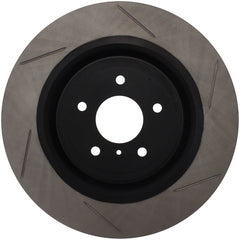 Stoptech - StopTech Power Slot Nissan 370z / Infiniti G37 SportStop Slotted Front Left Rotor - Demon Performance