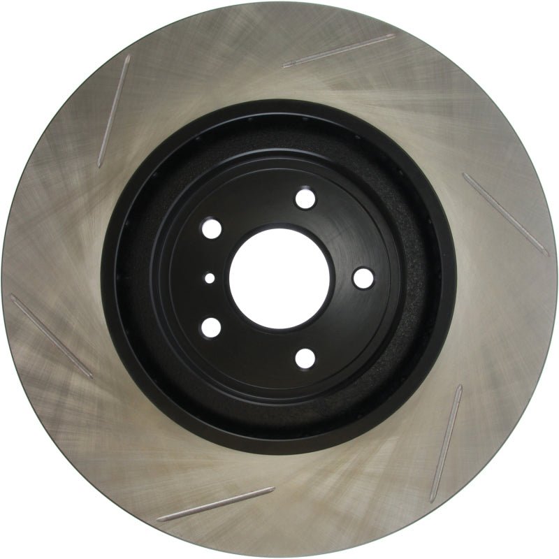 Stoptech - StopTech Power Slot Nissan 370z / Infiniti G37 SportStop Slotted Front Left Rotor - Demon Performance
