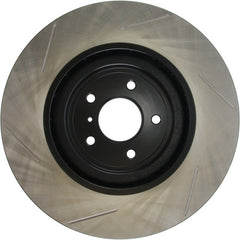 Stoptech - StopTech Power Slot Nissan 370z / Infiniti G37 SportStop Slotted Front Left Rotor - Demon Performance