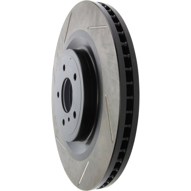 Stoptech - StopTech Power Slot Nissan 370z / Infiniti G37 SportStop Slotted Front Right Rotor - Demon Performance
