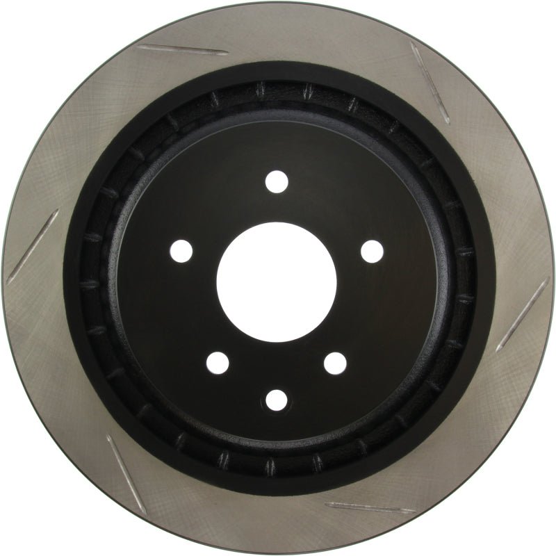Stoptech - StopTech Power Slot Nissan 370z / Infiniti G37 SportStop Slotted Rear Left Rotor - Demon Performance